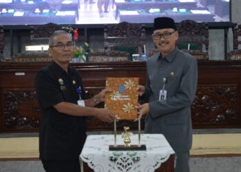 Rapat Paripurna Badan Pembentukan Peraturan Daerah DPRD Kabupaten Tegal