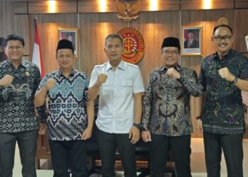 Jalin Sinergitas, Pimpinan DPRD Sambangi Polres Tegal, Kejaksaan dan Kodim Tegal