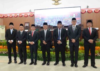 DPRD Kabupaten Tegal Gelar Paripurna Penetapan Bupati dan Wakil Bupati Terpilih Periode Tahun 2025- 2030