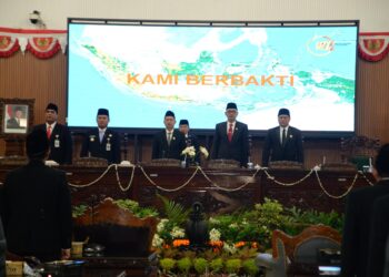 Rapat Paripurna DPRD Kabupaten Tegal Mendengarkan Pidato Kenegaraan Presiden RI Peringatan HUT Ke-80 Kemerdekaan Republik Indonesia Tahun 2025