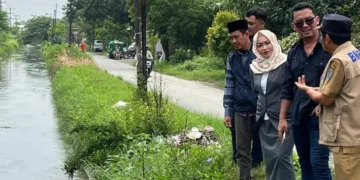 Komisi III DPRD Kabupaten Tegal Turun ke Lapangan,Atasi Banjir di Pesarean Tegal