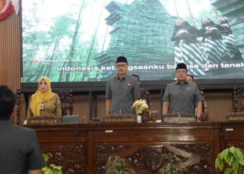 DPRD Kabupaten Tegal Gelar Rapat Paripurna Laporan Pelaksanaan Reses Tahun Sidang 2025–2026