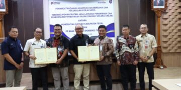 Ketua DPRD  Kabupaten Tegal Menghadiri Acara Pemerintah Kabupaten Tegal Jalin Sinergi dengan Bank Mandiri Untuk Mewujudkan Pelayanan Pajak Daerah yang Cepat dan Transparan