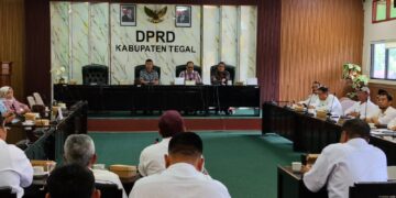 Ketua DPRD Kabupaten Tegal Menerima Audensi Persatuan Rekanan Jasa Kontruksi (Perjakon)