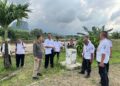 Ketua DPRD Kabupaten Tegal H. Wasbun Jauhara Khalim. SE Tinjau Bendungan Jebol di Desa Kedungjati Kecamatan Warureja Petani Terancam Gagal Tanam