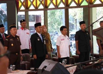 Anggota Komisi I DPRD Kabupaten Tegal Hadiri Pelantikan BPD Empat Kecamatan