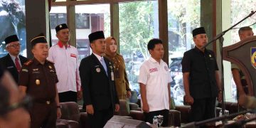 Anggota Komisi I DPRD Kabupaten Tegal Hadiri Pelantikan BPD Empat Kecamatan